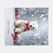 Couverture en fourrure d'ours polaire (Devant (Horizontal))