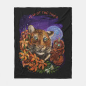 Couverture en laine de l'année chinoise du Tigre (Devant)