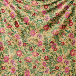 Couverture en laine polaire Vintage Wild Rose en c