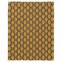 Couverture en laiton Kente Mudcloth Diamonds