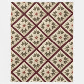 Couverture en laiton poinsettia (Devant)