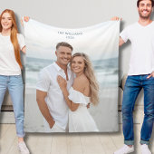 Couverture en molleton personnalisée pour les jeun