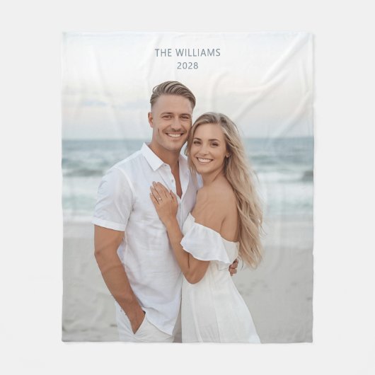 Couverture en molleton personnalisée pour les jeun (Devant)