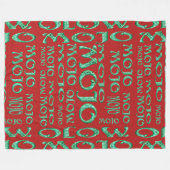 Couverture en molleton rouge mojo (Devant (Horizontal))