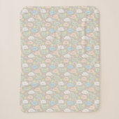 Couverture en molleton Sherpa « Hello baby » (Devant)