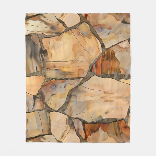 Couverture en molleton souple personnalisée 50x60 (Devant)