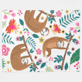 couverture en paresse fleurie (Devant (Horizontal))