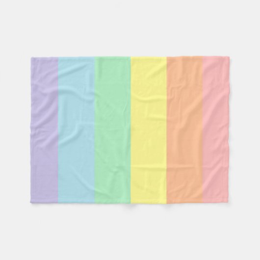 Couverture en pastel d'ouatine d'arc-en-ciel (Devant (Horizontal))