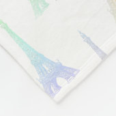 Couverture en pastel d'ouatine d'arc-en-ciel de (Coin)