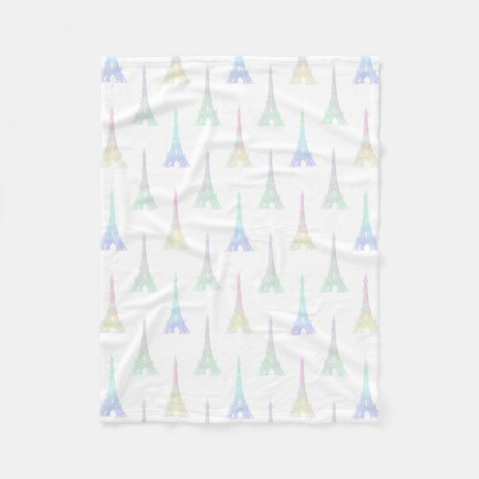 Couverture en pastel d'ouatine d'arc-en-ciel de (Devant)