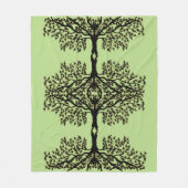 Couverture en peluche - Branches fragiles (Devant)