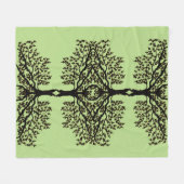 Couverture en peluche - Branches fragiles (Devant (Horizontal))