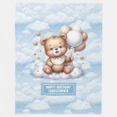 couverture en peluche personnalisée pour la premiè (Devant)