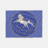 Couverture en petite polaire Starry Mare (Devant (Horizontal))