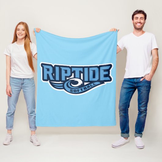 Couverture en polaire (En situation)