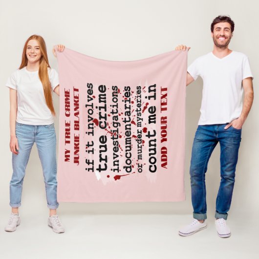 Couverture en polaire (En situation)