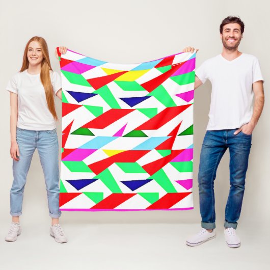 Couverture en polaire (En situation)