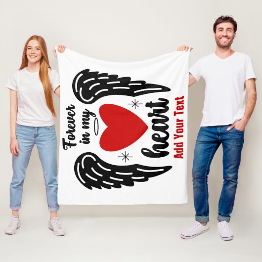 Couverture en polaire (En situation)