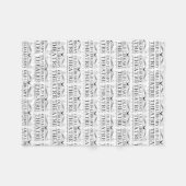 Couverture en polaire (30 po x 40 po) (Devant (Horizontal))