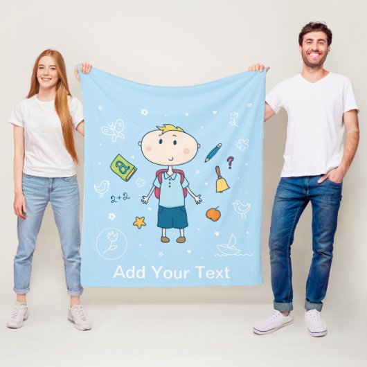 Couverture en polaire, 50 po x 60 po (En situation)