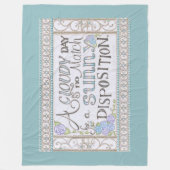 Couverture en polaire à disposition ensoleillée (M (Devant)