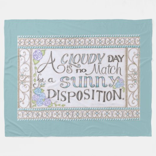 Couverture en polaire à disposition ensoleillée (M (Devant (Horizontal))