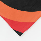 Couverture en polaire Abstraite en arc-en-ciel col (Coin)