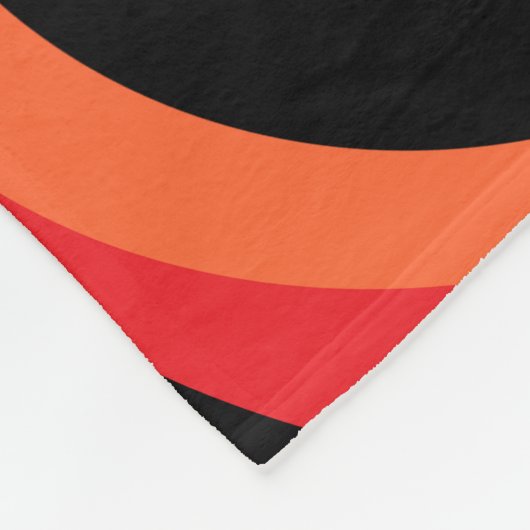 Couverture en polaire Abstraite en arc-en-ciel col (Coin)