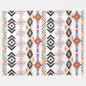 Couverture en polaire africaine, grande 60 po x 80 (Devant (Horizontal))
