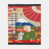 couverture en polaire AKI Chow (Devant)