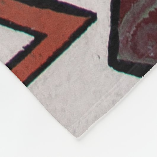 Couverture en polaire Alphabet Coloré (Coin)