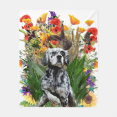 Couverture en polaire anglaise Setter (Devant)