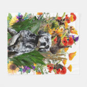 Couverture en polaire anglaise Setter (Devant (Horizontal))