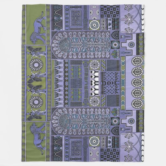 Couverture en polaire assyrienne (Devant)