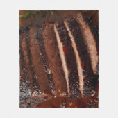 Couverture en polaire au brisket fumé (Devant)