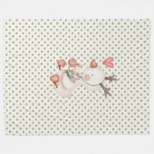 Couverture en polaire avec canard mignon (Devant (Horizontal))