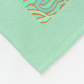 Couverture en polaire avec conception des eaux tro (Coin)