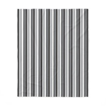 Couverture en polaire avec rayure personnalisée à