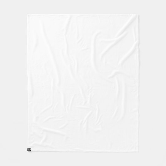 Couverture en polaire - blanc (Devant)