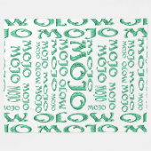 Couverture en polaire blanche mojo (Devant (Horizontal))