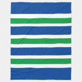 Couverture en polaire Bleu (Devant)