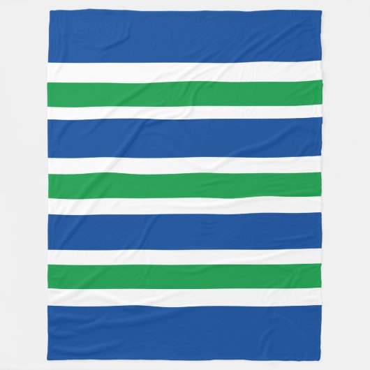 Couverture en polaire Bleu (Devant)