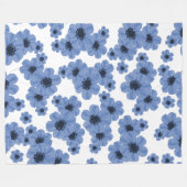 Couverture en polaire bleu 60x80 (Devant (Horizontal))