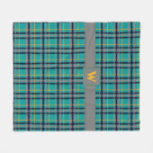 Couverture en polaire bleu et orange (Devant (Horizontal))