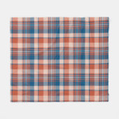 Couverture en polaire bleu et orange (Devant (Horizontal))