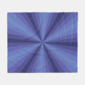 Couverture en polaire bleu illusion optique (Devant (Horizontal))