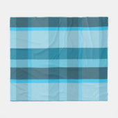 Couverture en polaire bleue et Turquoise Icy (Devant (Horizontal))