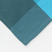 Couverture en polaire bleue et Turquoise Icy (Coin)