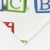 Couverture en polaire/blocs ABC (Coin)