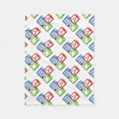 Couverture en polaire/blocs ABC (Devant)